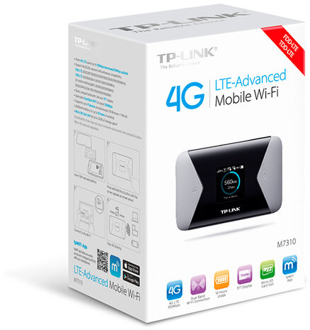 TP-Link LTE-Geavanceerde Mobiele Wi-Fi M7310