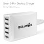Blitwolf 40w 5 poort charger white side