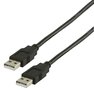 USB 2.0 Kabel A Male - A Male 1.00m Zwart